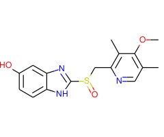 2-((((4-甲氧基-3,5-二甲基吡啶-2-基)甲基)亚磺酰基)-1H-苯并[d]咪唑-5-醇（奥美拉唑杂质）图片