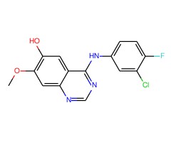 4-(3-氯-4-氟苯)氨基-7-甲氧基-6-羟基喹唑啉图片
