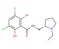 (S)-3,5-二氯-N-((1-乙基吡咯烷-2-基)甲基)-2,6-二羟基苯甲酰胺图片