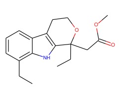 2-(1,8-二乙基-1,3,4,9-四氢吡喃[3,4-b]吲哚-1-基)乙酸甲酯 （依托度酸杂质）图片