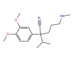 2-(3,4-二甲氧基苯基)-2-异丙基-5-(甲基氨基)戊腈图片