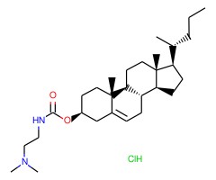 O-[(N,N-二甲基氨基乙基)-氨基甲酰基]胆固醇盐酸盐图片