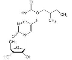 5'-脱氧-5-氟-N-[(2-甲基丁氧基)羰基]胞苷 (卡培他滨杂质)图片