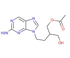 9-[4-乙酰氧基-3-(羟甲基)丁-1-基]-2-氨基嘌呤图片