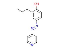 2-丙基-4-(4-吡啶基偶氮)苯酚图片