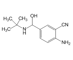 2-氨基-5-(2-叔丁基氨基-1-羟乙基)苯甲腈图片
