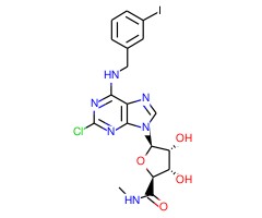 1-[2-氯-6-[[(3-碘苯基)甲基]氨基]-9H-嘌呤-9-基]-1-脱氧-N-甲基-BETA图片