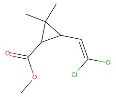 3-(2,2-二氯乙烯基)2,2-二甲基环丙烷羧酸甲酯图片
