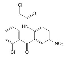 2-(2-氯乙酰氨基)-5-硝基-2'-氯二苯甲酮图片