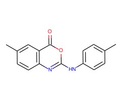 6-甲基-2-对甲苯基氨基-4H-3,1-苯并恶嗪-4-酮图片