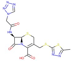 头孢唑啉，100μg/ mL，二甲基亚砜图片