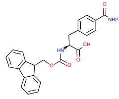 Fmoc-4-氨基甲酰基-L-苯丙氨酸图片