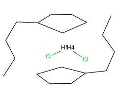 双(2-丁基环戊烷-1,3-二烯-1-基)氯化铪(IV)图片