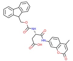 Fmoc-L-天门冬酸-α-7-酰氨基4-甲基香豆素图片