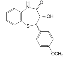 (2S,3S)-(+)-2,3-二氢-3-羟基-2-(4-甲氧苯基)-1,5-苯并硫氮杂卓-4(5H)-酮图片