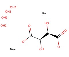 酒石酸钾钠四水合物图片