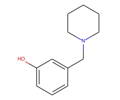 3-(1-哌啶基甲基)苯酚图片