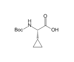 (S)-2-(Boc-氨基)-2-环丙基乙酸图片