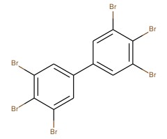 溶液中3,3',4,4',5,5'-六溴联苯图片