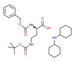 N-苄氧羰基-N'-叔丁氧羰基-D-2,4-二氨基丁酸二环己胺盐图片
