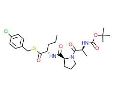 Boc-Ala-Pro-Nva p-chlorothiobenzyl ester图片