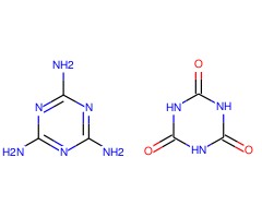 1,3,5-三嗪-2,4,6(1H,3H,5H)-三酮与1,3,5-三嗪-2,4,6-三胺(1:1)的化合物图片
