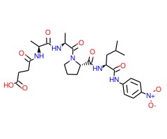 N-琥珀酰-丙酰氨-丙酰氨-脯酰氨-亮氨酸对硝基酰苯胺图片