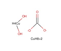 碱式碳酸铜图片