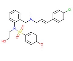 N-[2-[N-(4-氯肉桂)-N-甲基氨基]苯基]-N-(2-羟乙基)-4-甲氧苯磺酰胺磷酸酯盐图片