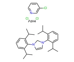 [1,3-双(2,6-二异丙基苯基)咪唑-2(3H)-亚基](3-氯-1-吡啶基)氯化钯(IV)图片