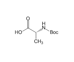 N-(叔丁氧羰基)-D-丙氨酸图片
