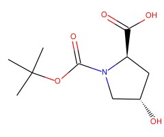 (2R,4S)-N-Boc-4-羟基-D-脯氨酸图片