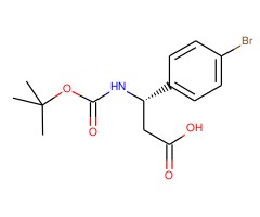 (S)-3-(Boc-氨基)-3-(4-溴苯基)丙酸图片