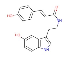 N-(p-香豆酰)-羟色胺图片