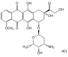 (8S,10S)-1-甲氧基-6,8,11-三羟基-8-(2-羟基乙酰基)-10-[[(2R,4S,5S,6S)-4-氨基-5-羟基-6-甲基-2-四氢吡喃基]氧基]-7,8,9,10-四氢并四苯-5图片