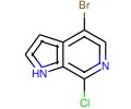 4-溴-7-氯-6-氮杂吲哚图片