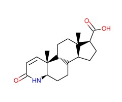(5alpha,17beta)-3-氧代-4-氮杂雄甾-1-烯-17-甲酸图片