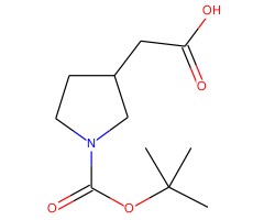 N-Boc-3-吡咯烷乙酸图片