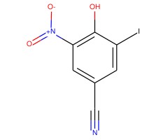 4-羟基-3-碘-5-硝基苯腈图片