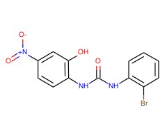 1-(2-溴苯基)-3-(2-羟基-4-硝基苯基)脲图片