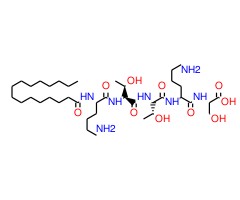 N2-(1--氧代十六烷基)-L-赖氨酰-L-苏氨酰-L-苏氨酰-L-赖氨酰-L-丝氨酸图片