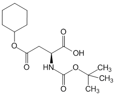 N-Boc-L-天冬氨酸-4-环己基酯图片