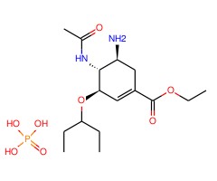 (3R,4R,5S)-3-(戊烷-3-基氧基)-4-乙酰氨基-5-氨基环己烯-1-甲酸乙酯磷酸盐图片