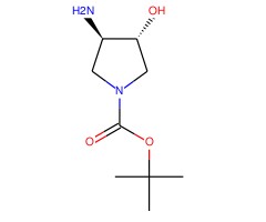 反式-1-Boc-4-氨基吡咯烷-3-醇图片