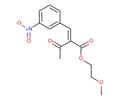 2-(3-硝基苯亚甲基)-3-氧代丁酸(2-甲氧基乙基)酯图片