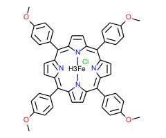 Fe（III）meso-Tetra（4-甲氧基苯基）卟啉氯化物图片