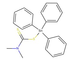 TRIPHENYLTIN N,N-DIMETHYLDITHIOCARBAMATE图片