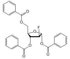 1,3,5-三-O-苯甲酰基-2-脱氧-2-氟-alpha-D-阿拉伯呋喃糖图片