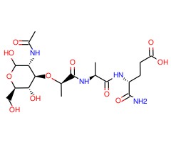 N-乙酰胞壁酰基-L-丙氨酰基-D-异谷氨酰胺 水合物图片