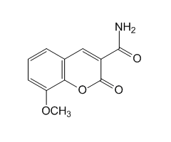 8-甲氧基-2-氧代-2H-苯并吡喃-3-甲酰胺图片